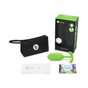 b-Vibe Weighted Snug Plug 3 - 180 g Lime