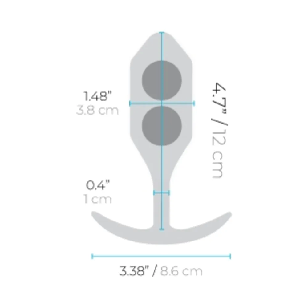 b-Vibe Weighted Snug Plug 3 - 180 g Lime