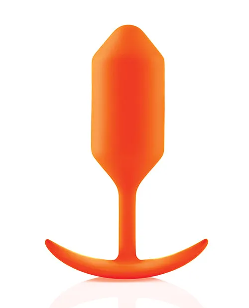 b-Vibe Weighted Snug Plug 3 - 180 g - Orange