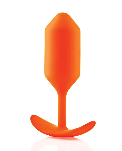 b-Vibe Weighted Snug Plug 3 - 180 g - Orange