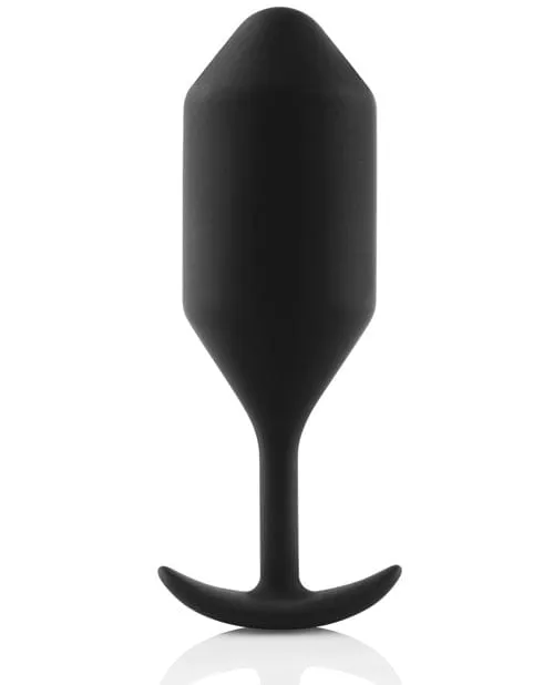 b-Vibe Weighted Snug Plug 4 - 257 G Black