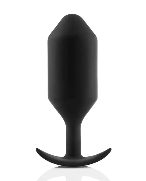 b-Vibe Weighted Snug Plug 6 - 515 G Black