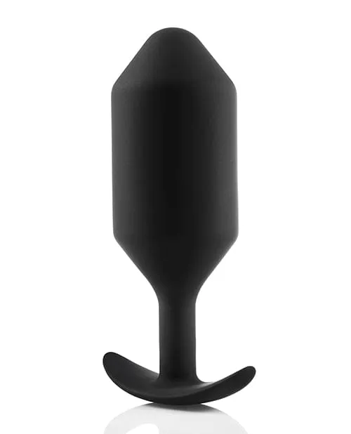 b-Vibe Weighted Snug Plug 6 - 515 G Black
