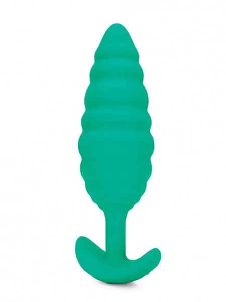 B-VIBE Zoe Ligon Collection Twist Ribbed Texture BUTT PLUG