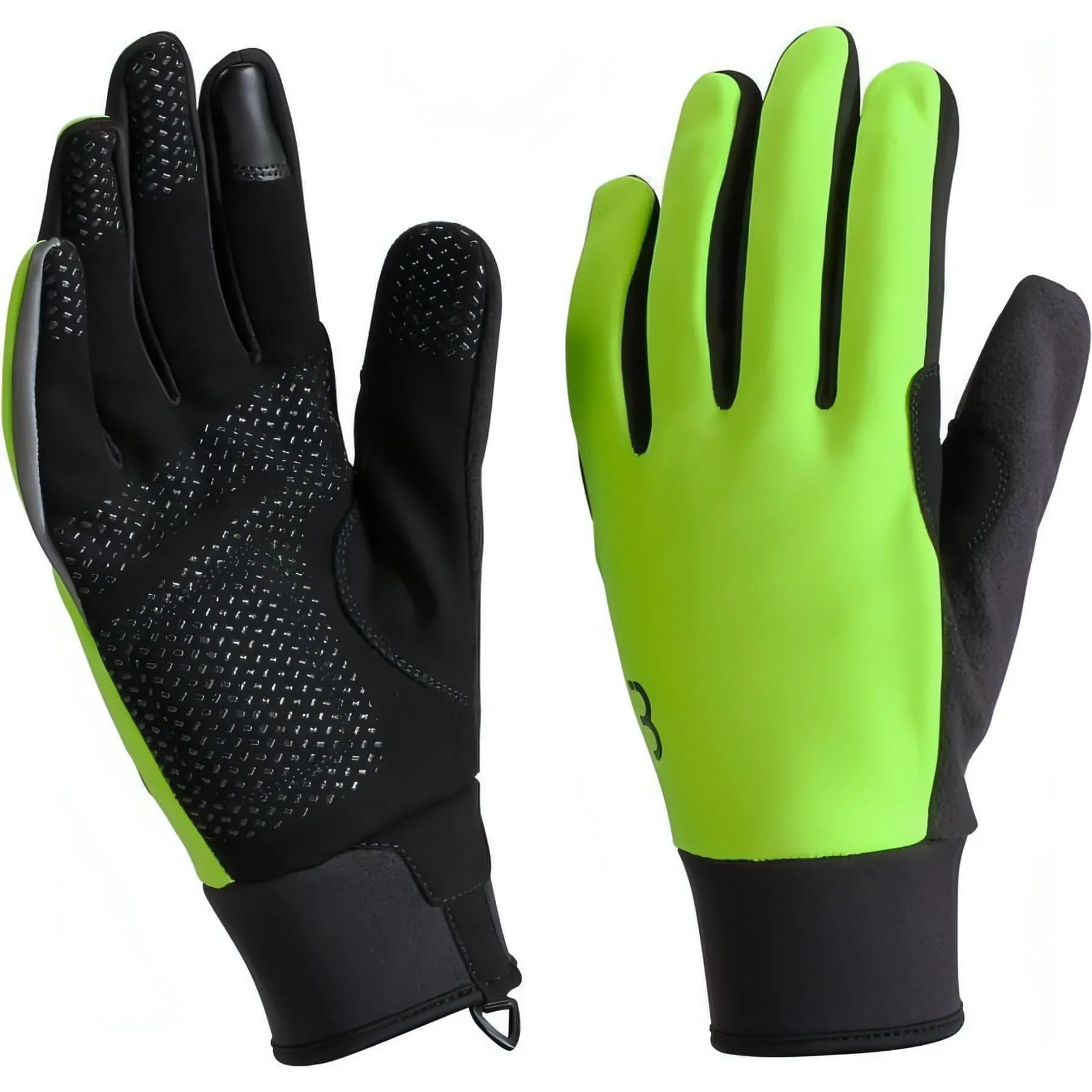 BBB ControlZone Winter Full Finger Cycling Gloves - Yellow