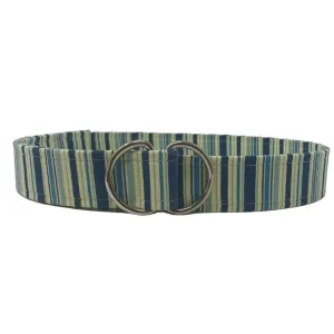 Blue Striped Belt