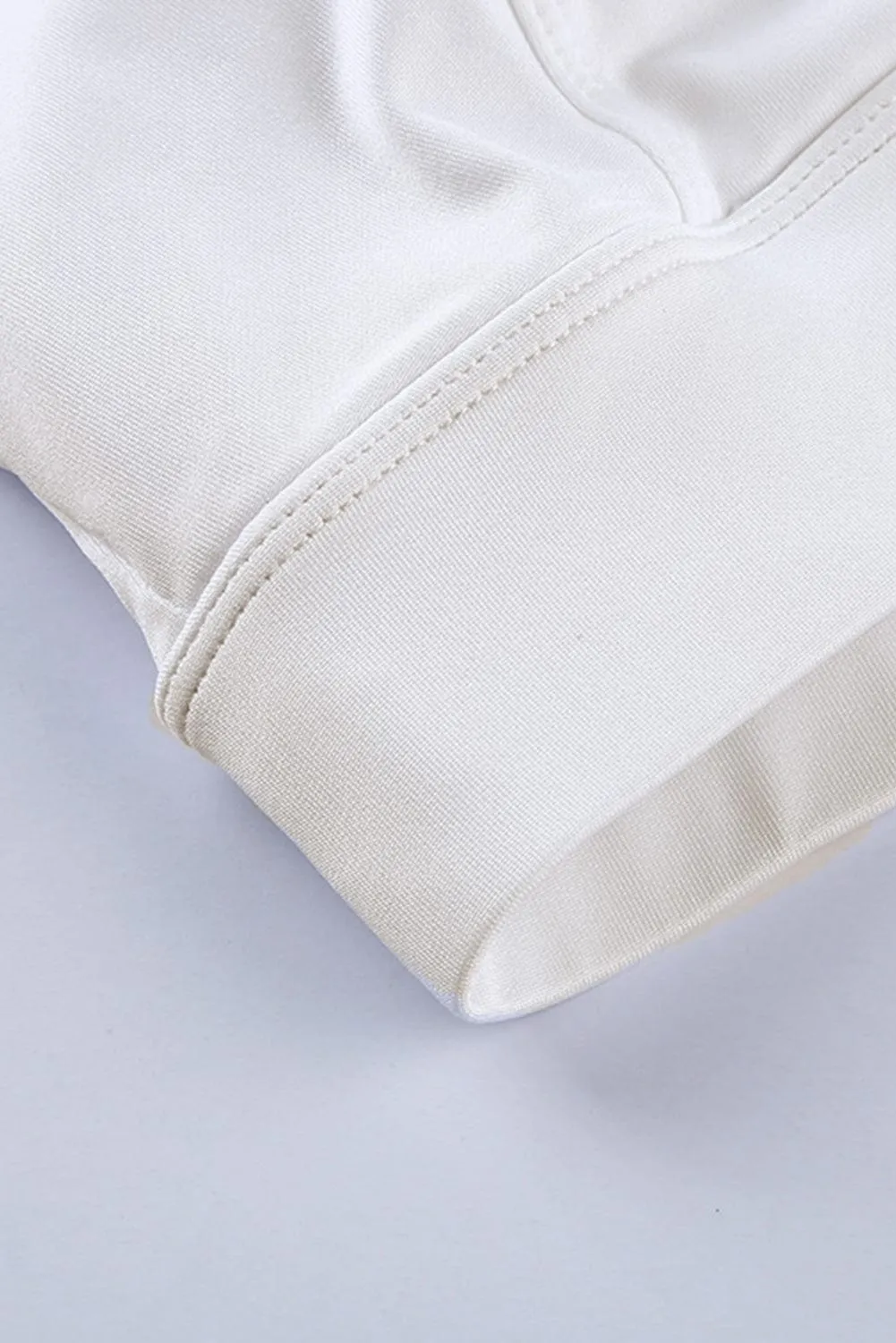 Boost White Racerback Sports Bra