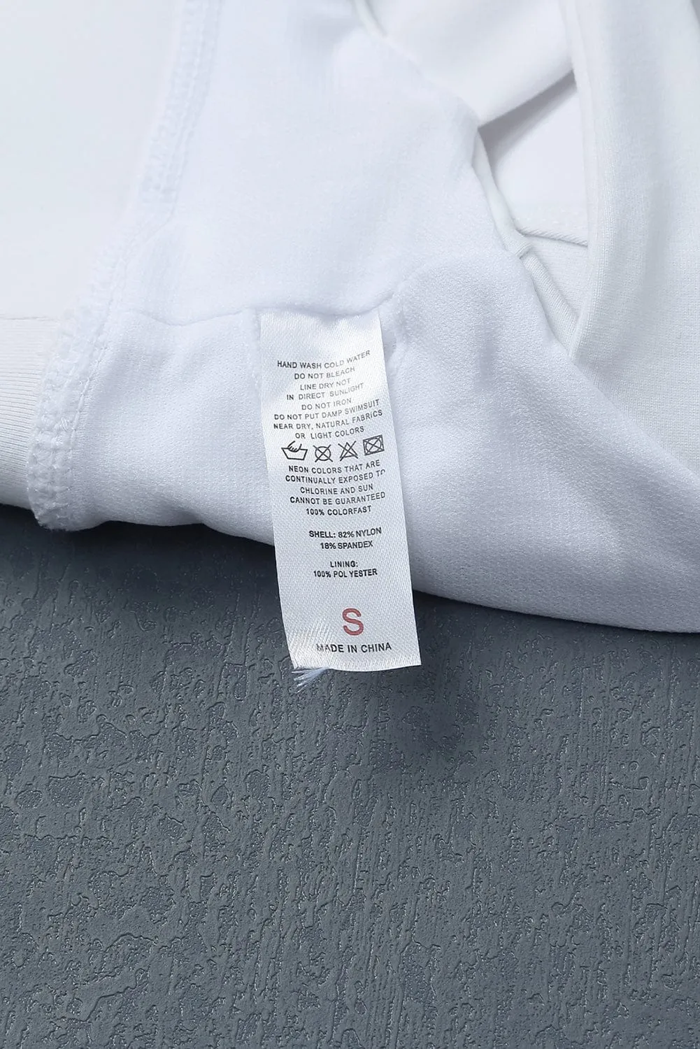 Boost White Racerback Sports Bra