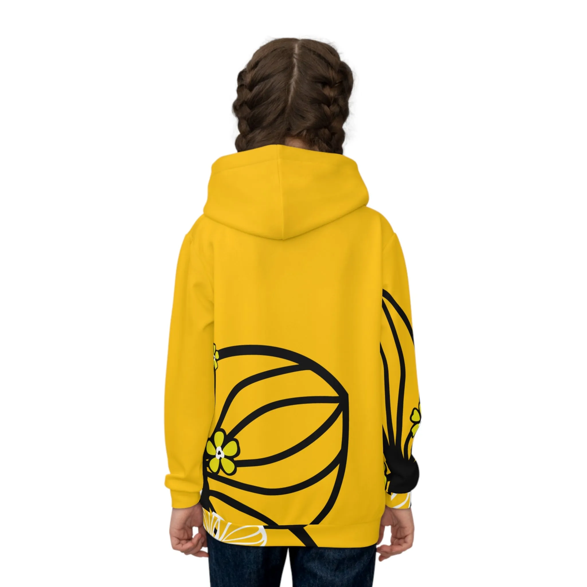 Bright Floral Children's Hoodie - Stylish & Cozy for Kids