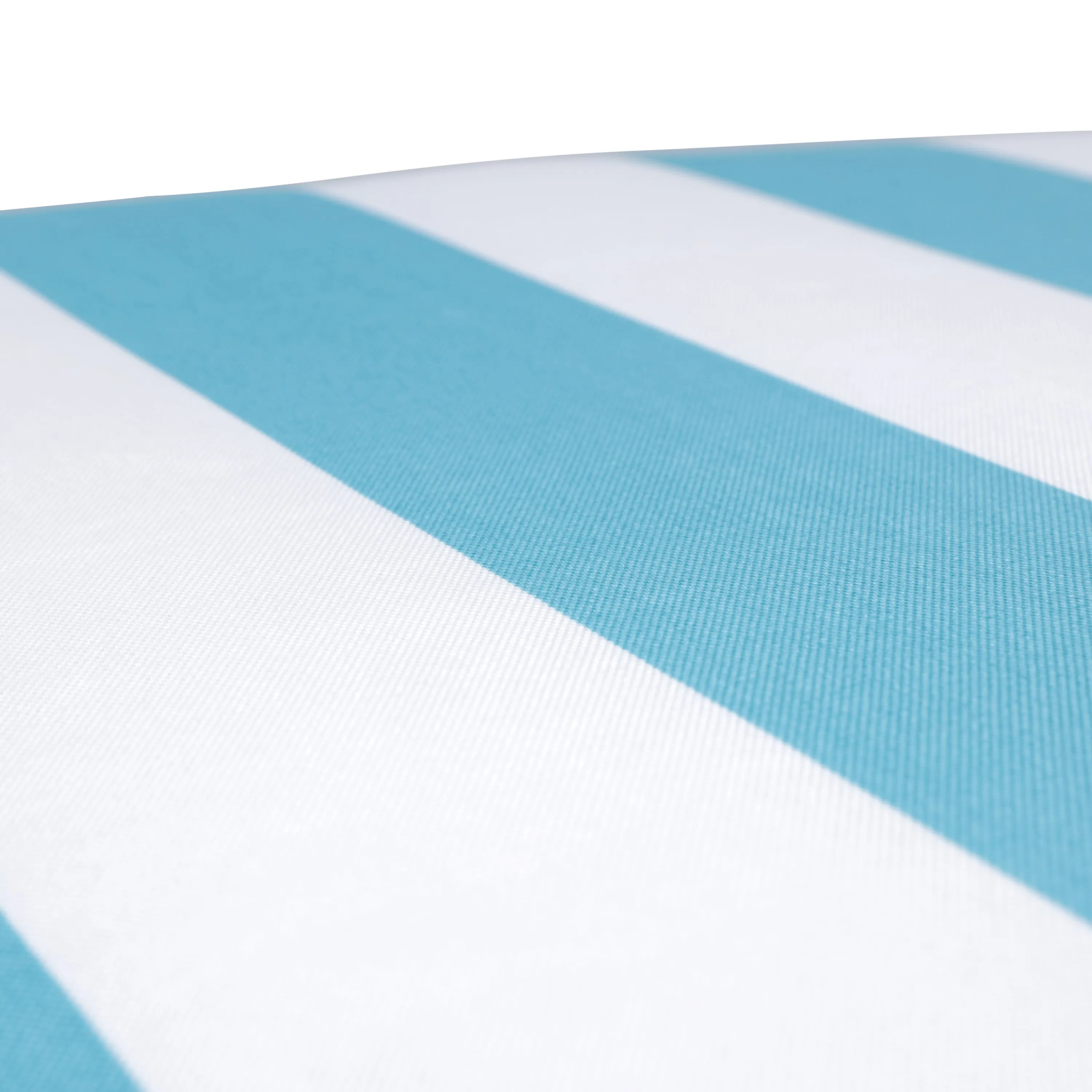 Cabana Stripe Turquoise 56" Blown Bench