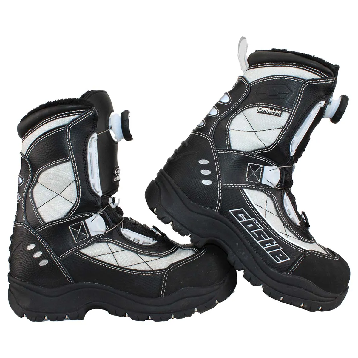 Castle X Women's Charge Atop Boot (White/Black - 7)