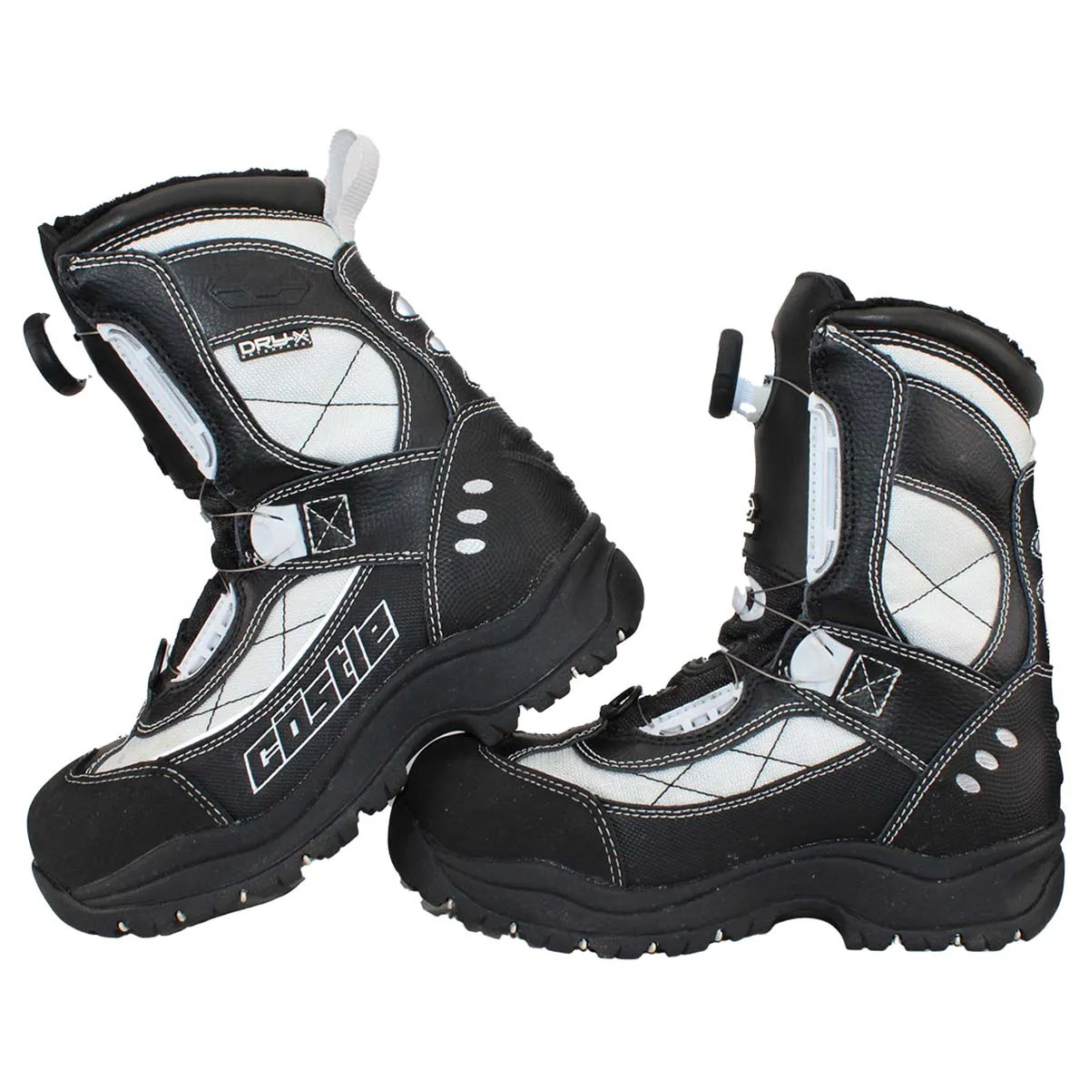 Castle X Women's Charge Atop Boot (White/Black - 7)