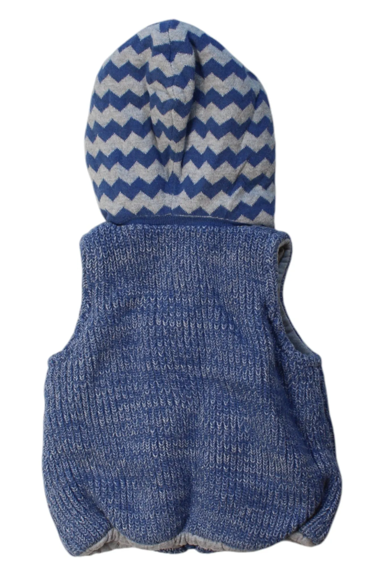 CIGOGNE Bébé Hooded Knit Vest 6-12M