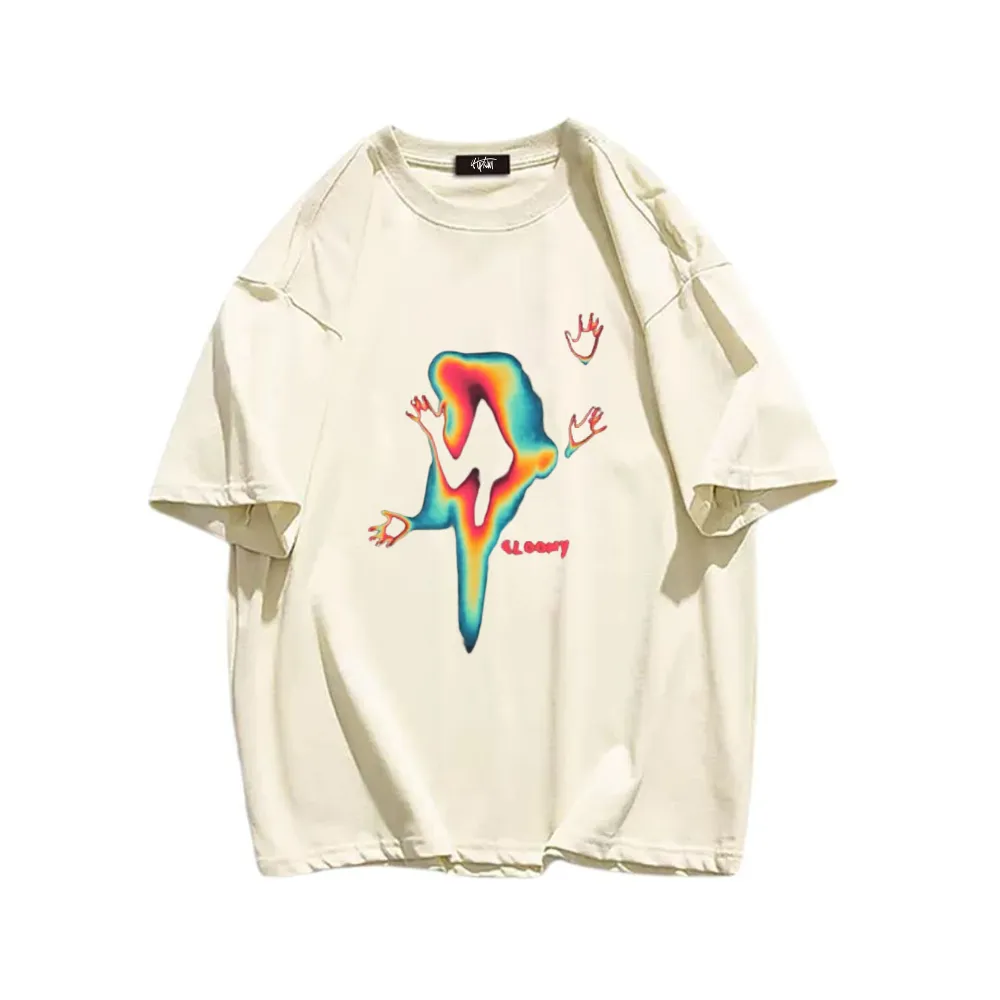 “Colorful Ghost Doodle” T-shirt