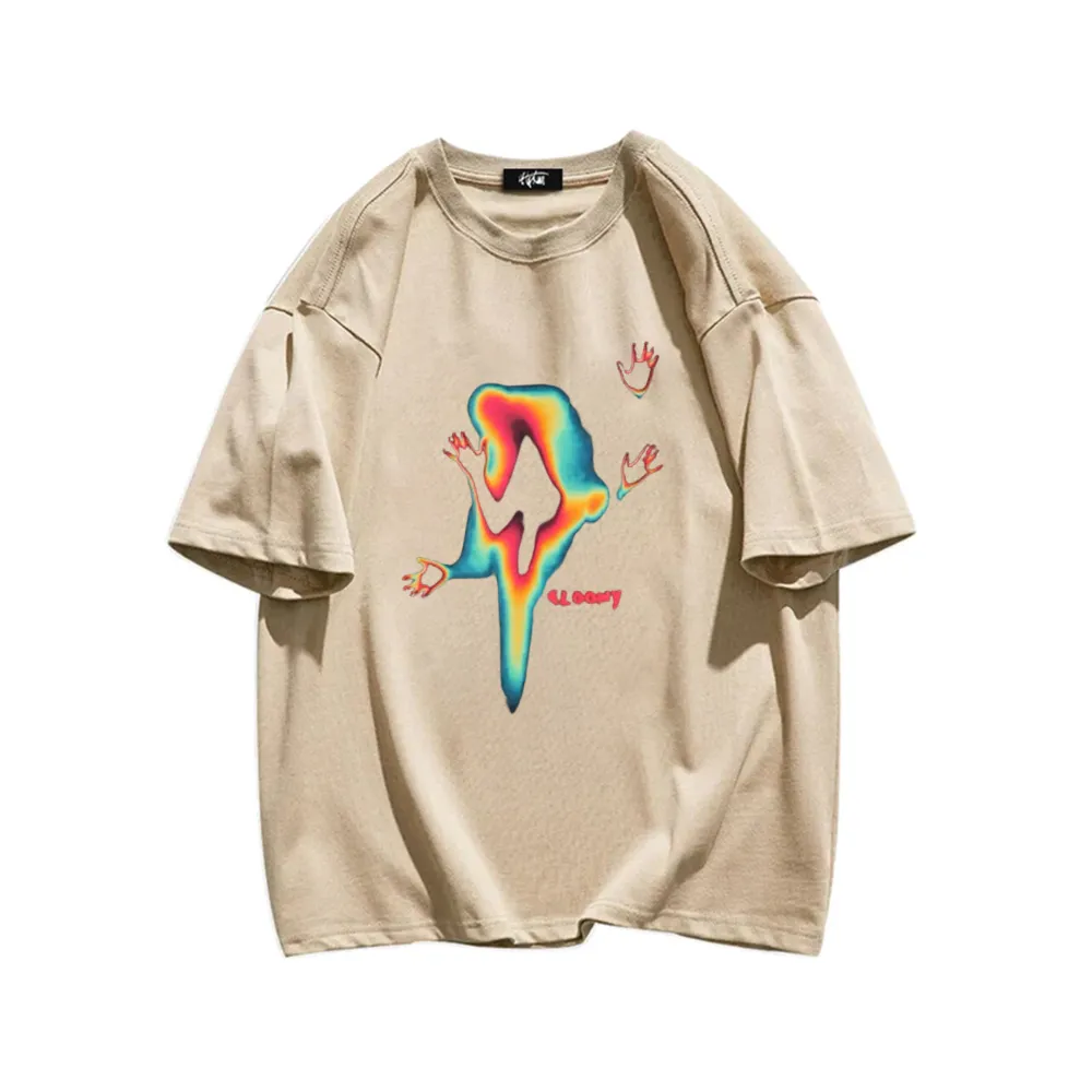 “Colorful Ghost Doodle” T-shirt