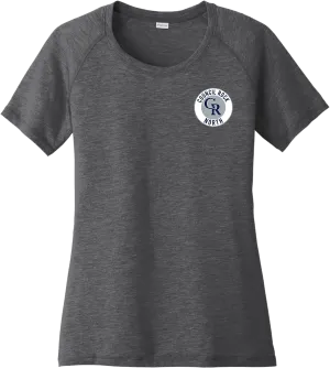 Council Rock North Ladies PosiCharge Tri-Blend Wicking Scoop Neck Raglan Tee