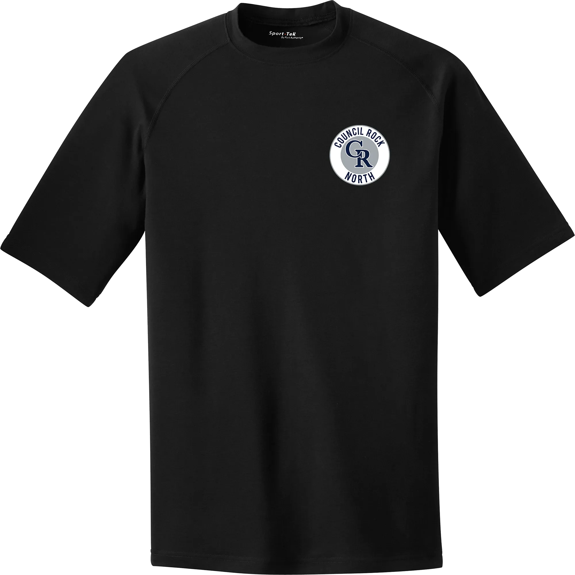 Council Rock North PosiCharge Tri-Blend Wicking Raglan Tee