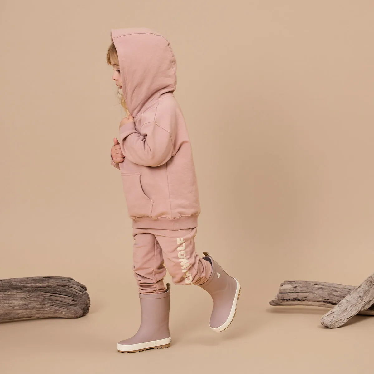 Crywolf Chill Hoodie  Dusty - Mauve