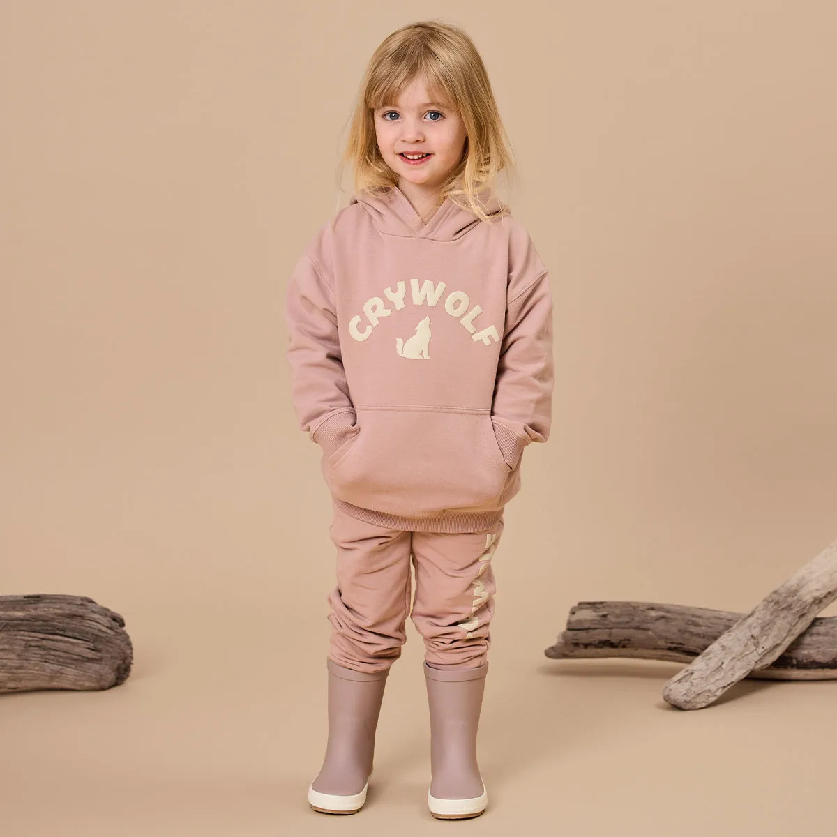 Crywolf Chill Hoodie  Dusty - Mauve