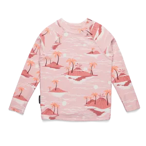 Crywolf Rash Vest - Sunset Lost Island