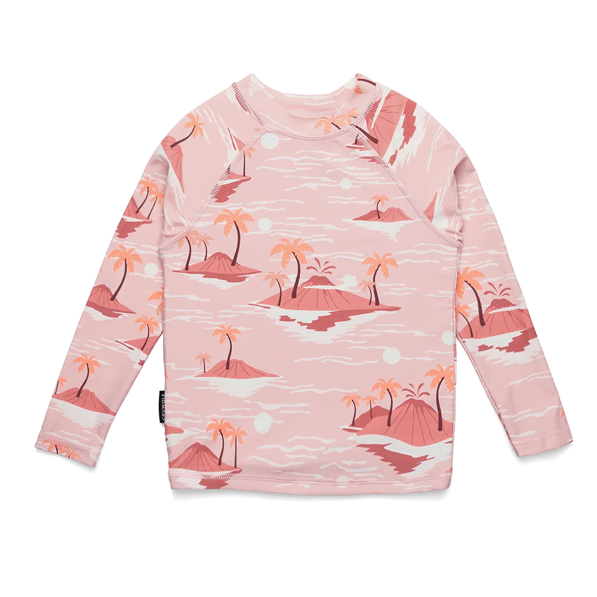 Crywolf Rash Vest - Sunset Lost Island