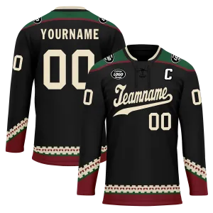 Custom Black Personalized Hockey Jersey HCKJ01-D0a70fc