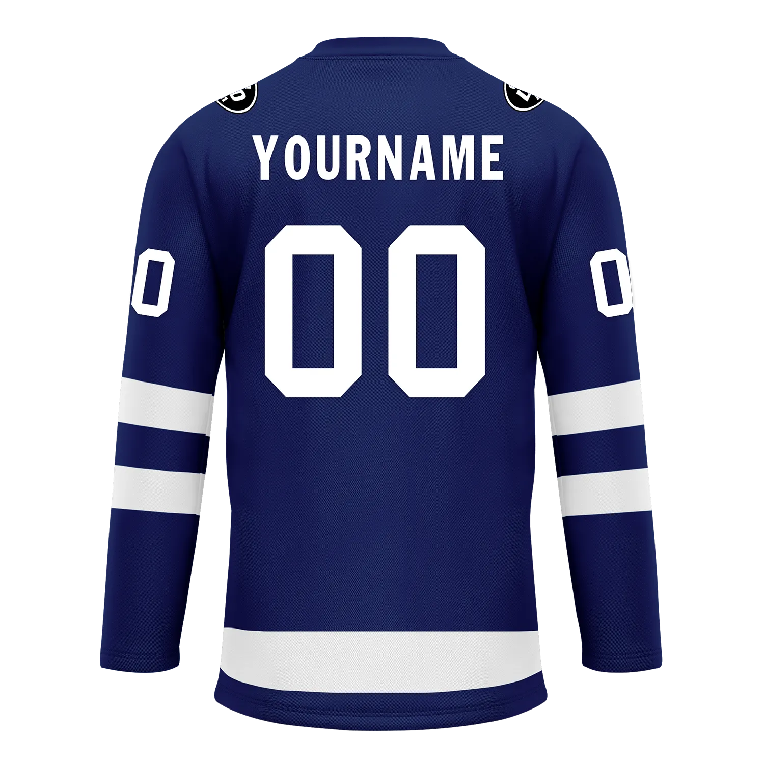 Custom Blue White Personalized Hockey Jersey HCKJ01-D0a70bc