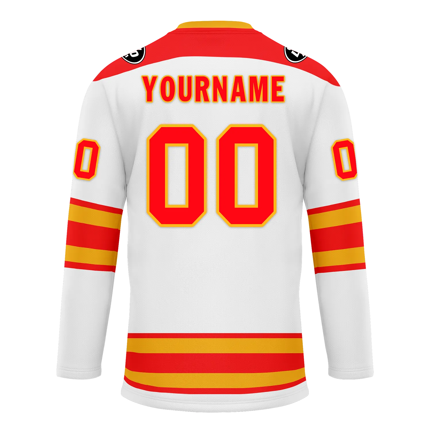 Custom White Red Personalized Hockey Jersey HCKJ01-D0a70cf