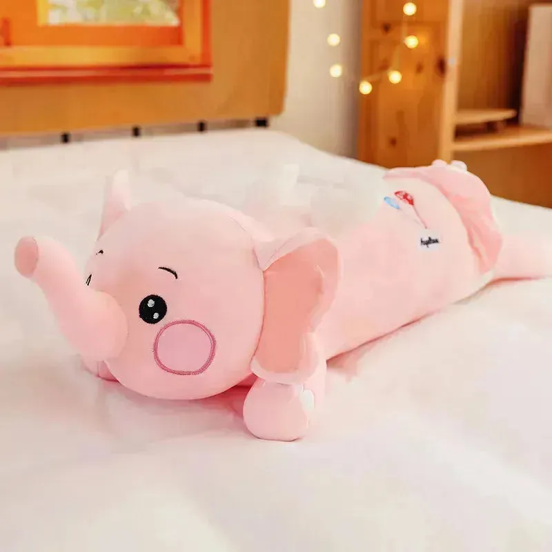 Cute Elephant Long Pillow