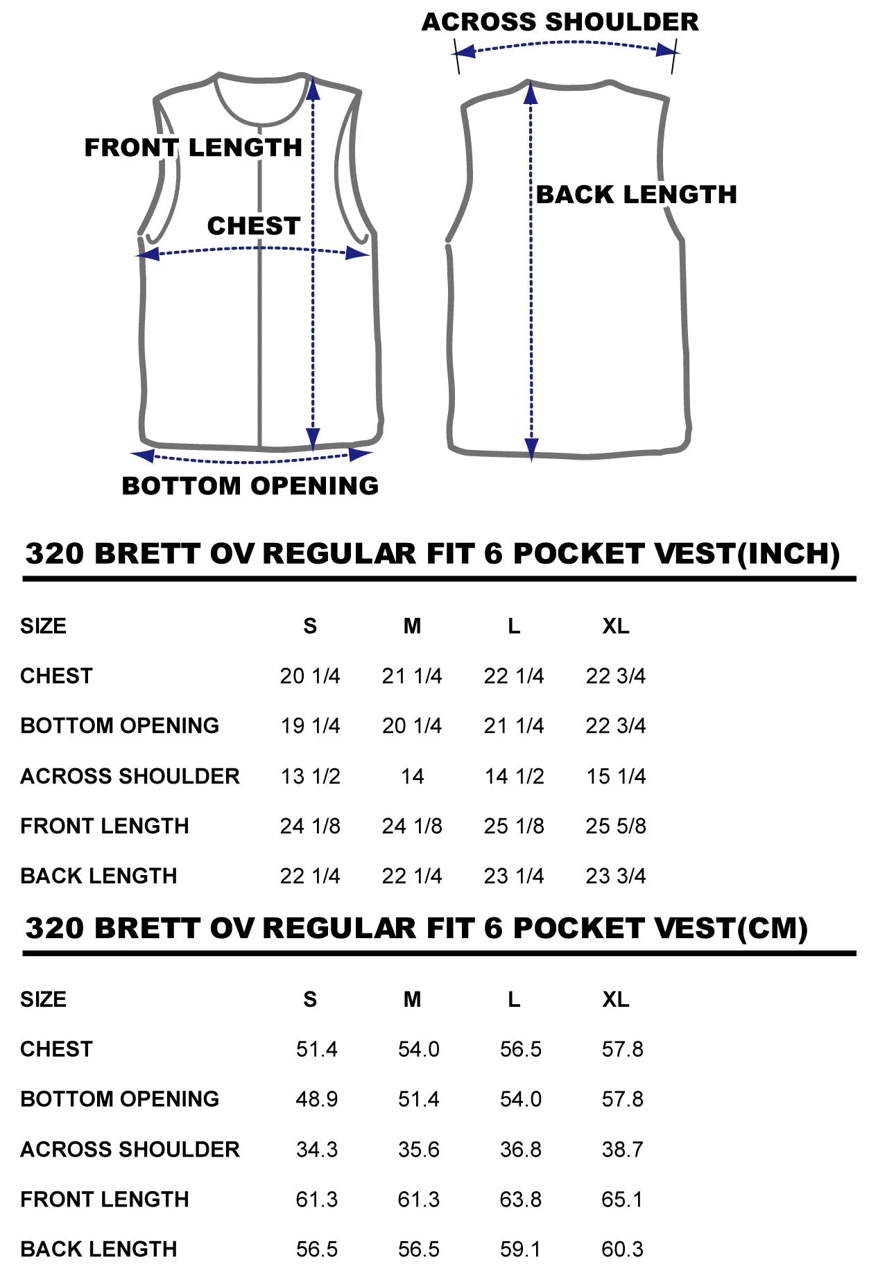 DDL 320-BRETT-2 REGULAR FIT 6 POCKET LIGHTLY PADDED INDIGO COTTON LINEN VEST-10.5oz-E0 ROYAL BLUE INDIGO