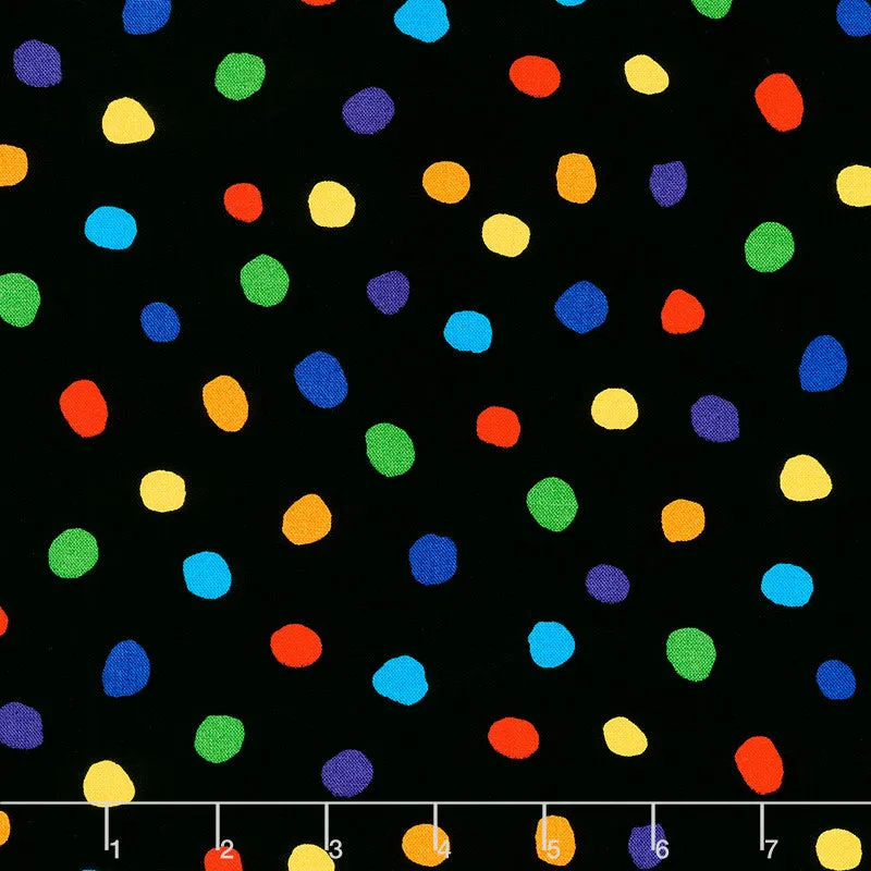 Dot and Stripe Delights - Large Dot Multi Yardage