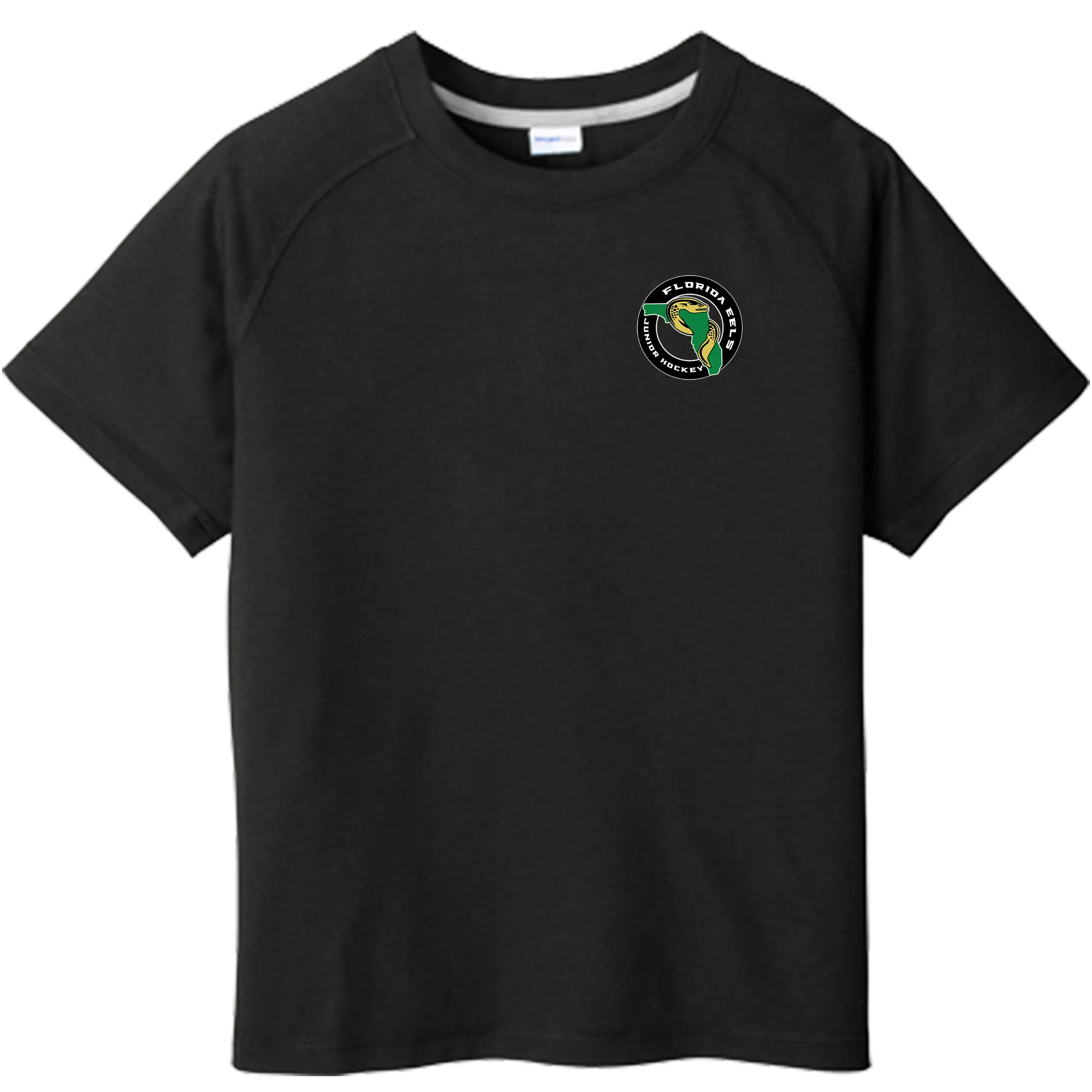 Florida Eels Youth PosiCharge Tri-Blend Wicking Raglan Tee