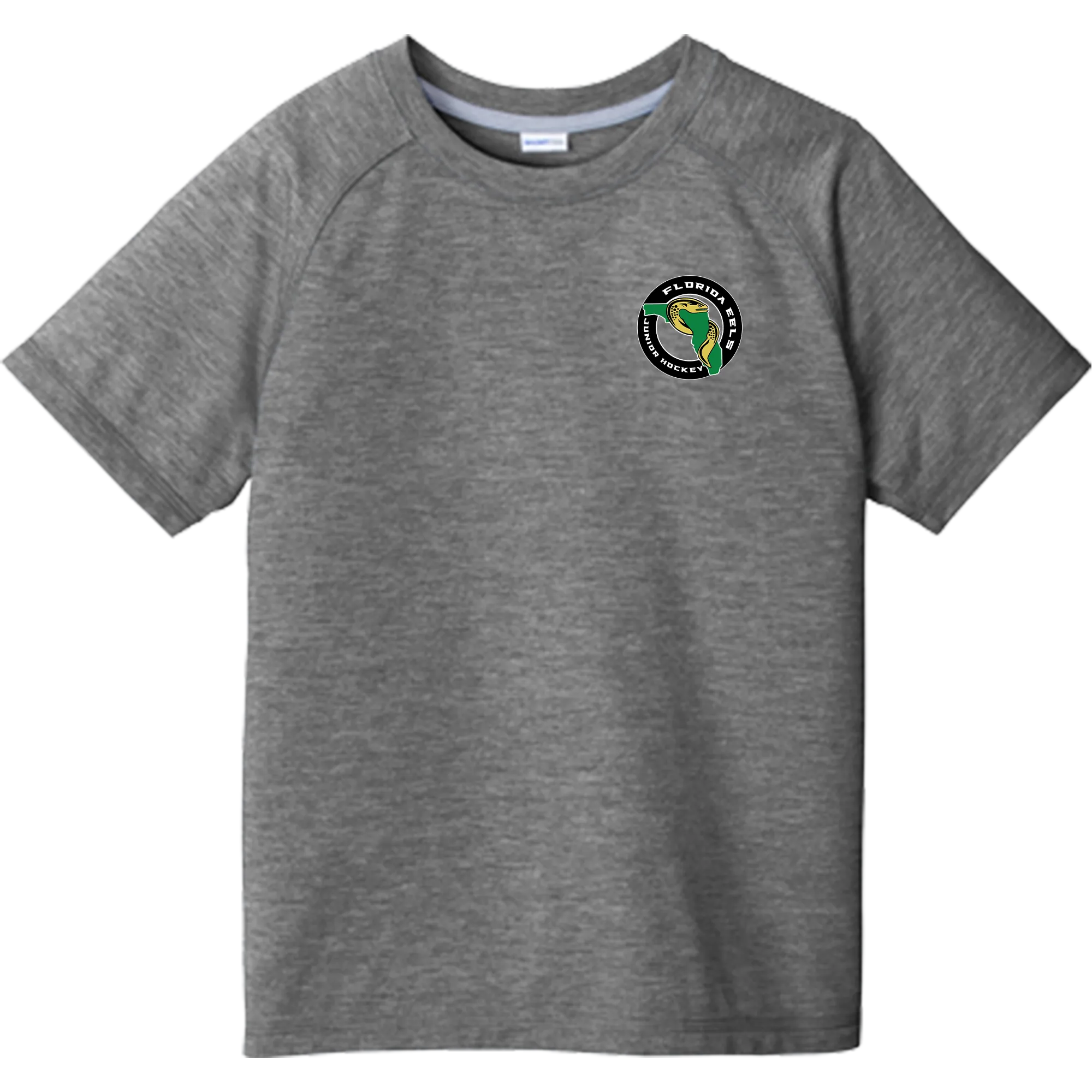 Florida Eels Youth PosiCharge Tri-Blend Wicking Raglan Tee