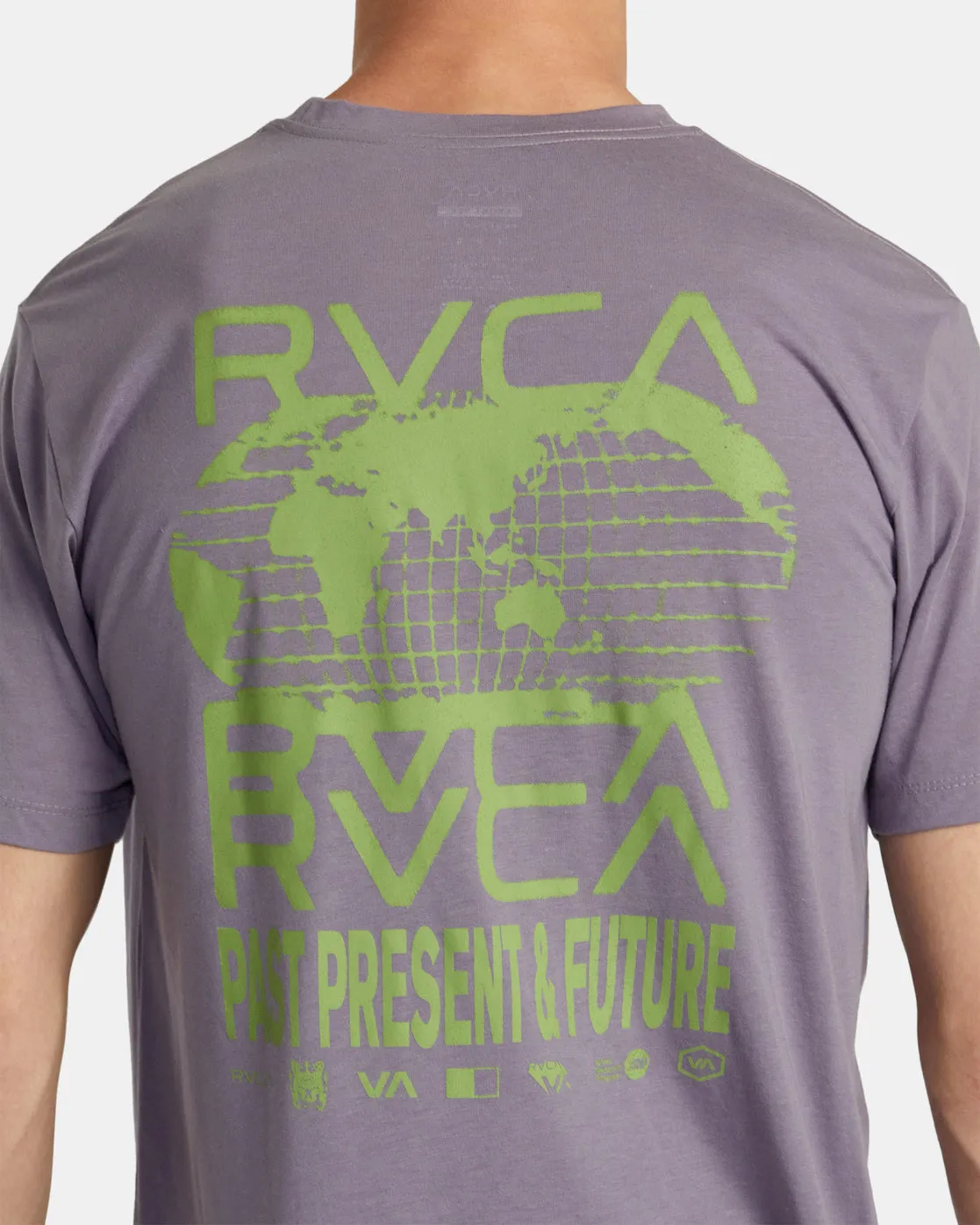 Global Blur Tee - Purple Sage
