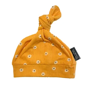 GOLD DAISY RIBBED | BEANIE