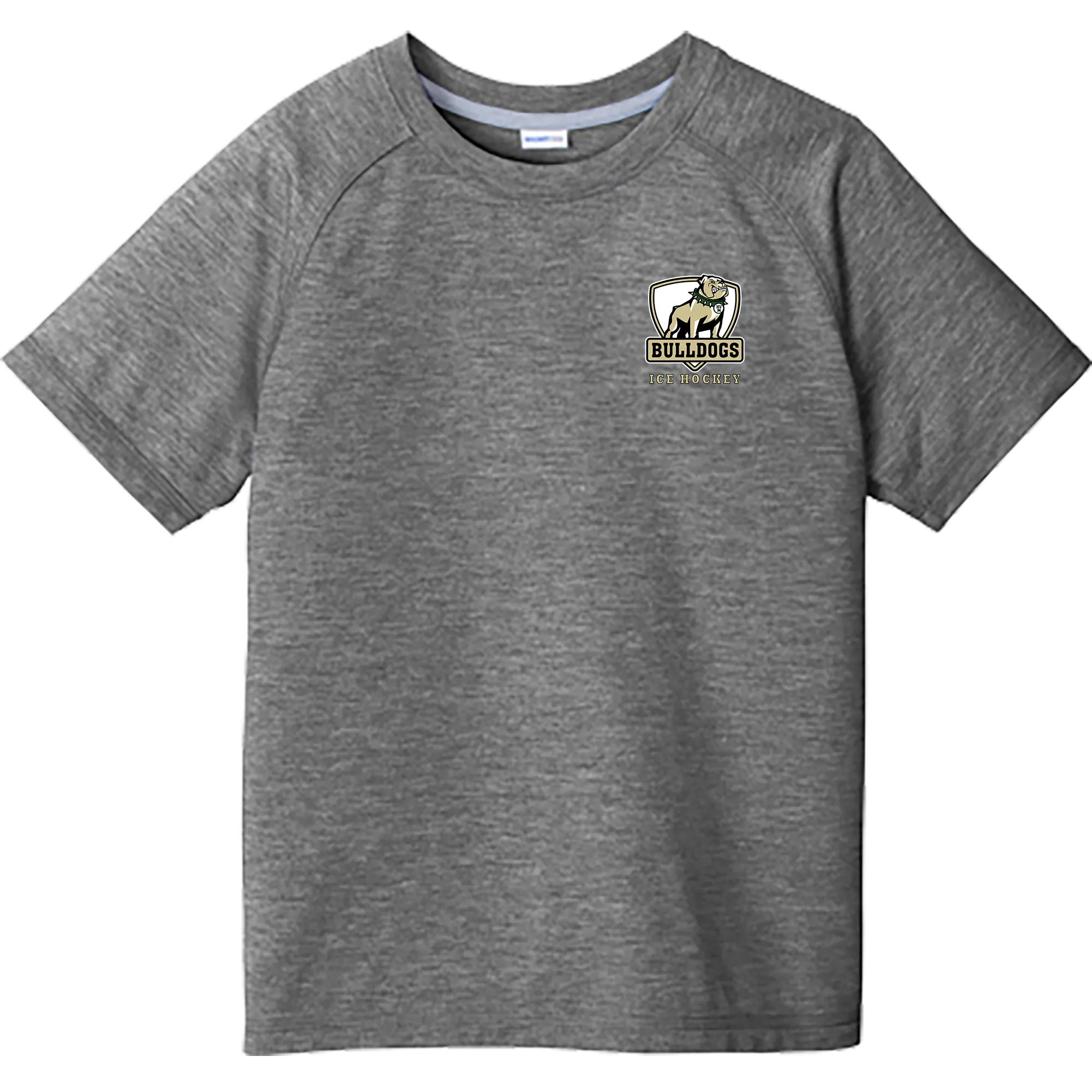 HVM Bulldogs Youth PosiCharge  Tri-Blend Wicking Raglan Tee