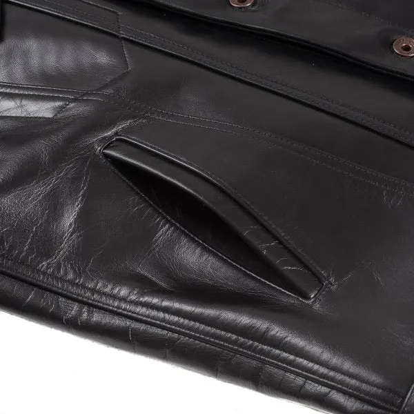 Iron Heart IHJ-64 Horsehide Modified Type III Jacket - Black