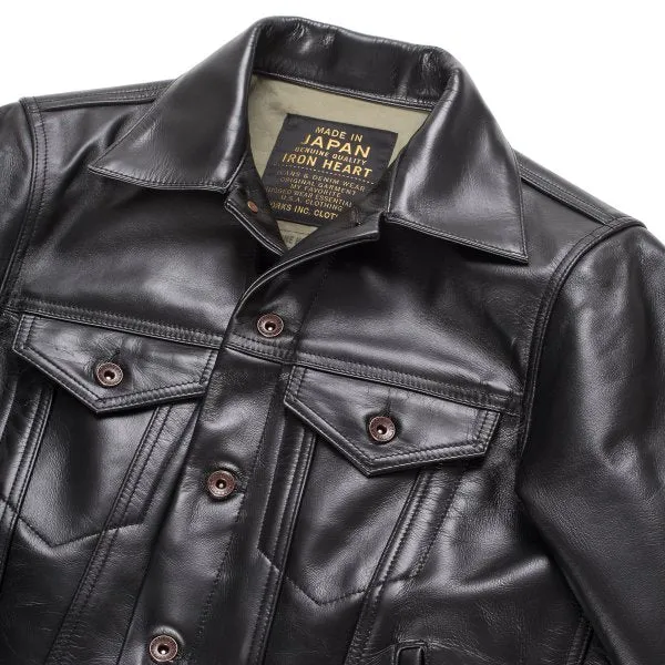Iron Heart IHJ-64 Horsehide Modified Type III Jacket - Black