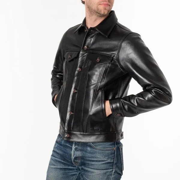 Iron Heart IHJ-64 Horsehide Modified Type III Jacket - Black