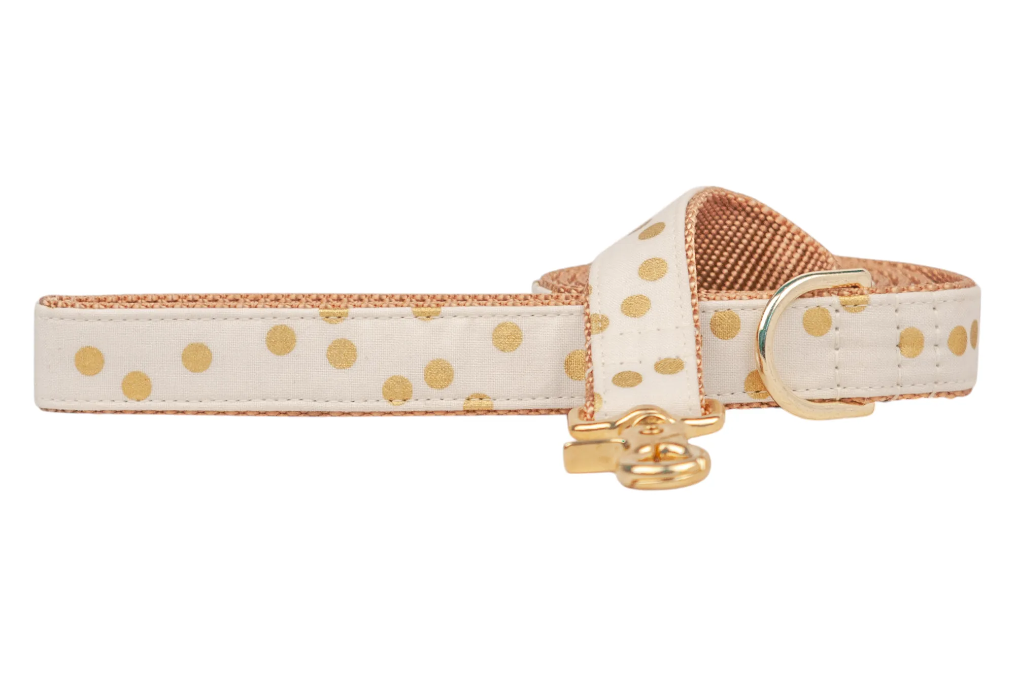 Ivory Party Dot Dog Leash