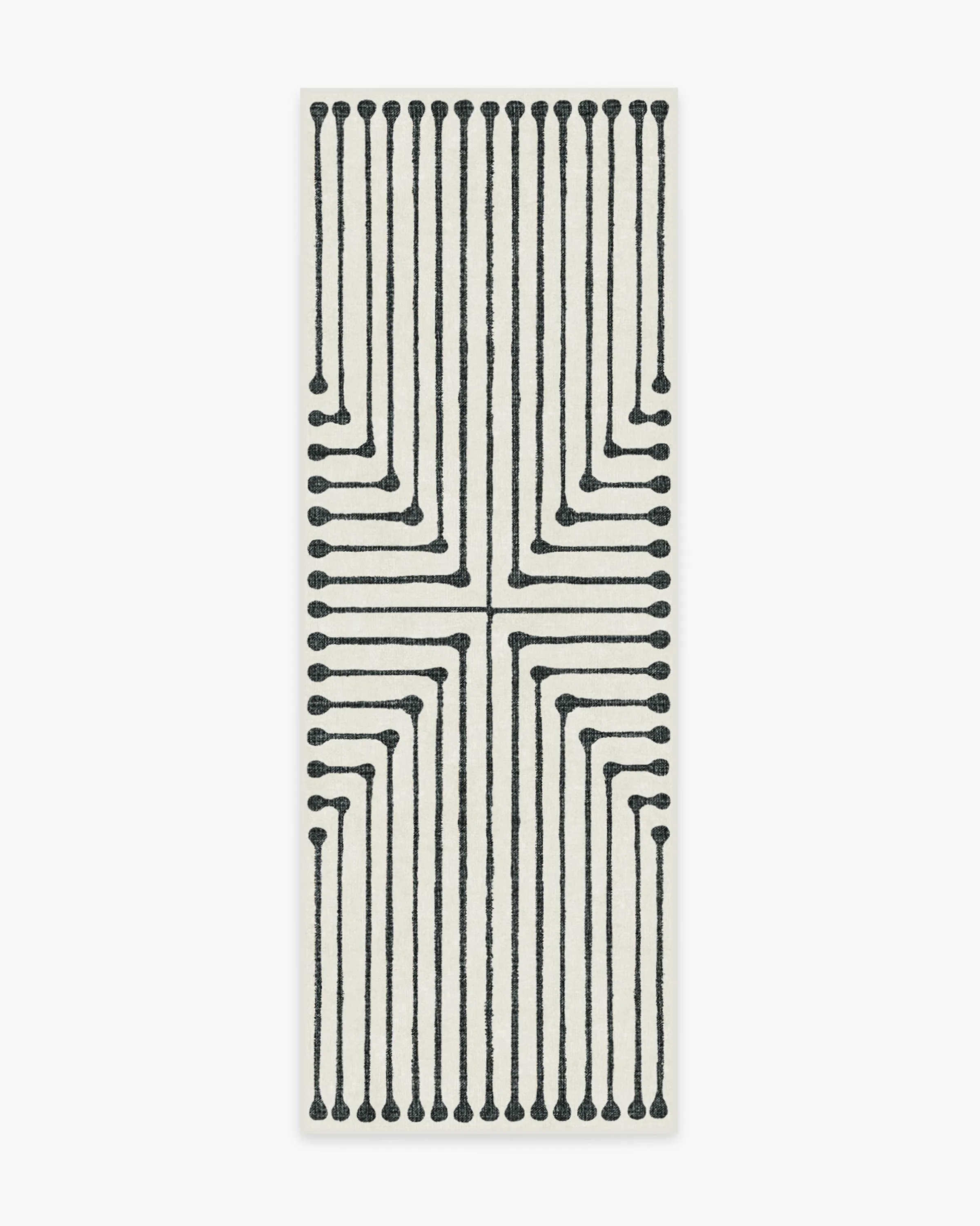 Jonathan Adler Inkdrop Black & Ivory Rug