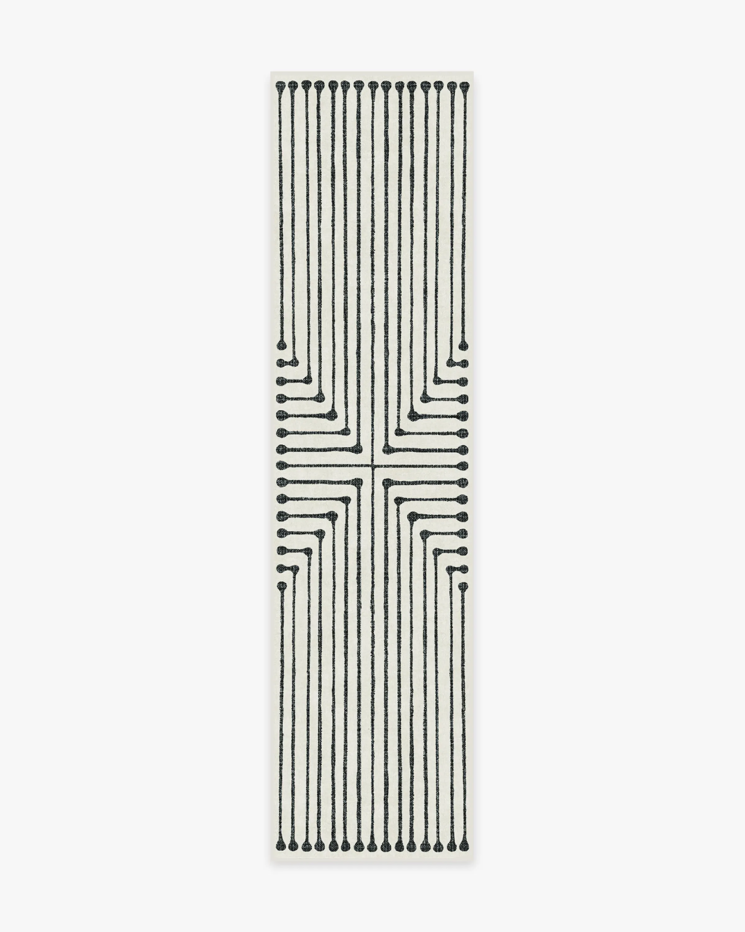 Jonathan Adler Inkdrop Black & Ivory Rug