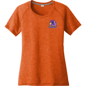 Jr. Phantoms Ladies PosiCharge Tri-Blend Wicking Scoop Neck Raglan Tee
