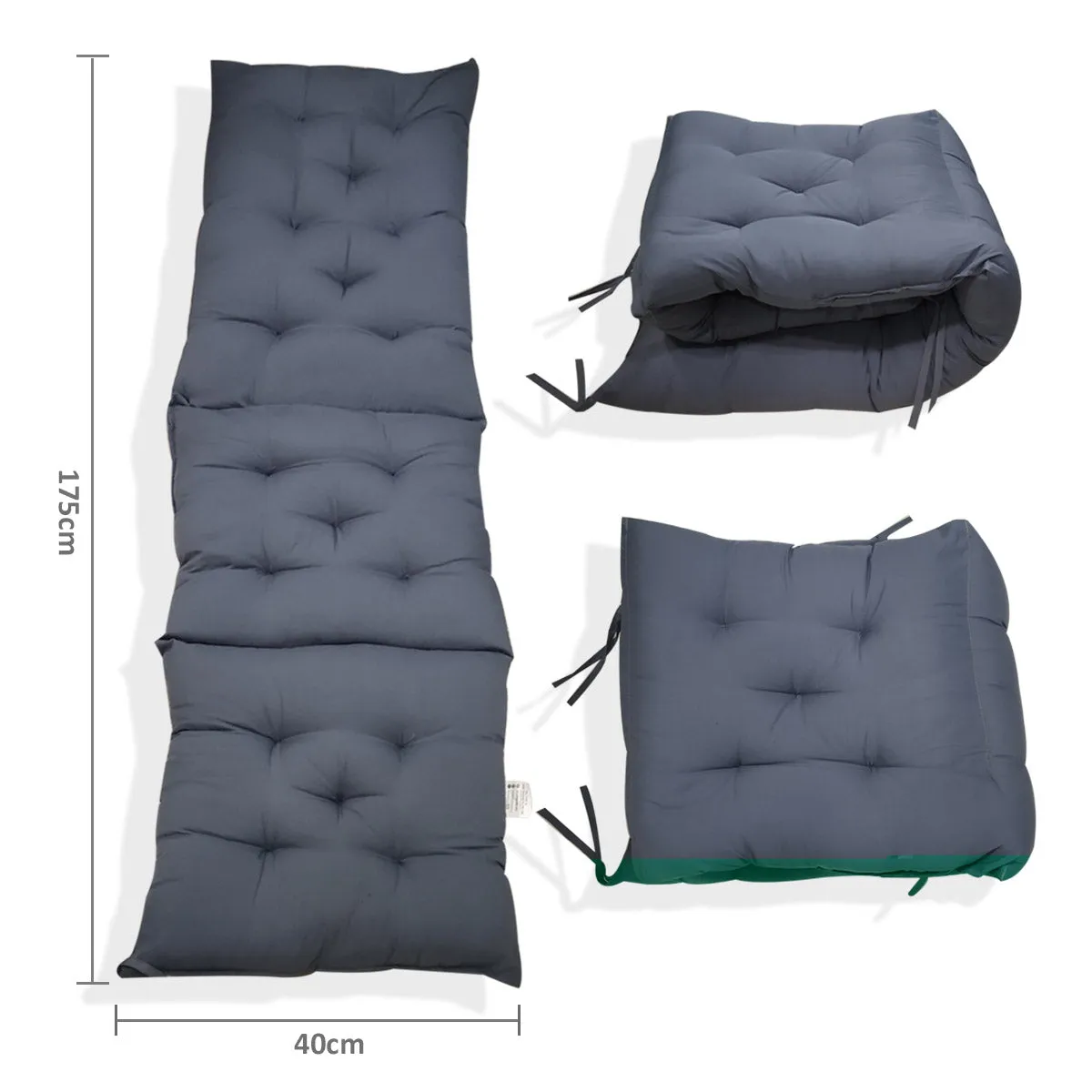 Kawachi Zero Gravity Relax Recliner Chair with Soft Comfortable Cushion Indoor and Outdoor Use C216