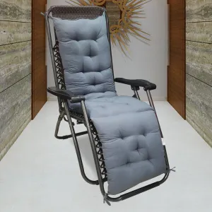 Kawachi Zero Gravity Relax Recliner Chair with Soft Comfortable Cushion Indoor and Outdoor Use C216