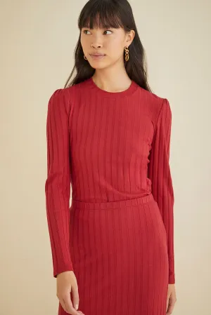 Keanne Ribbed Top