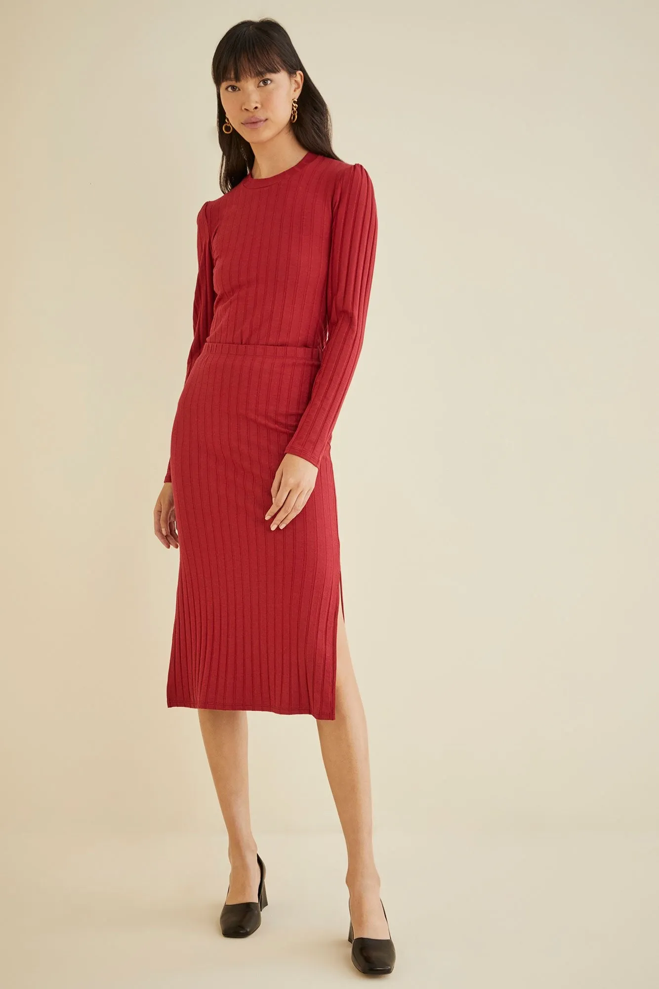 Keanne Ribbed Top