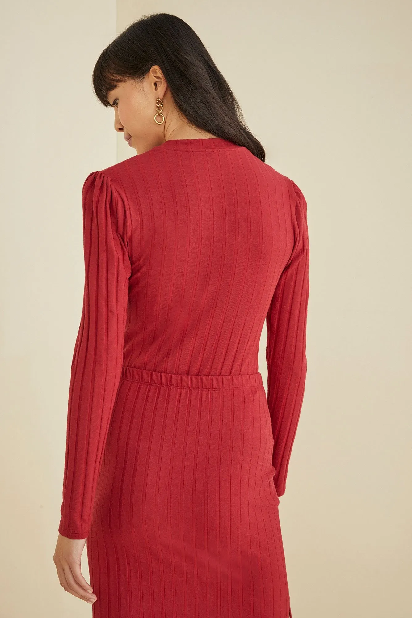 Keanne Ribbed Top