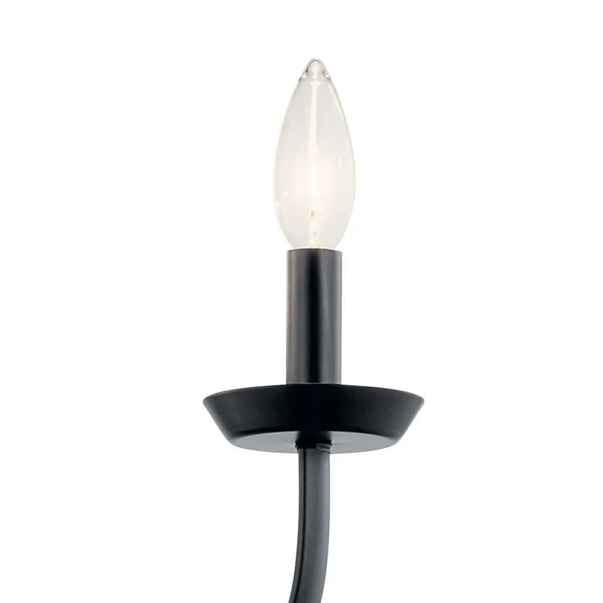 Kennewick 16" 3-Light Chandelier, Black Finish