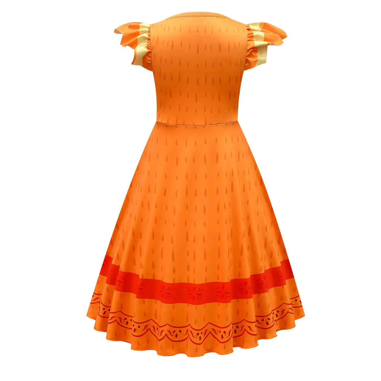 Kids Pepa Madrigal Dress High Low Fashion Dress Cosplay Costume Halloween Outfit